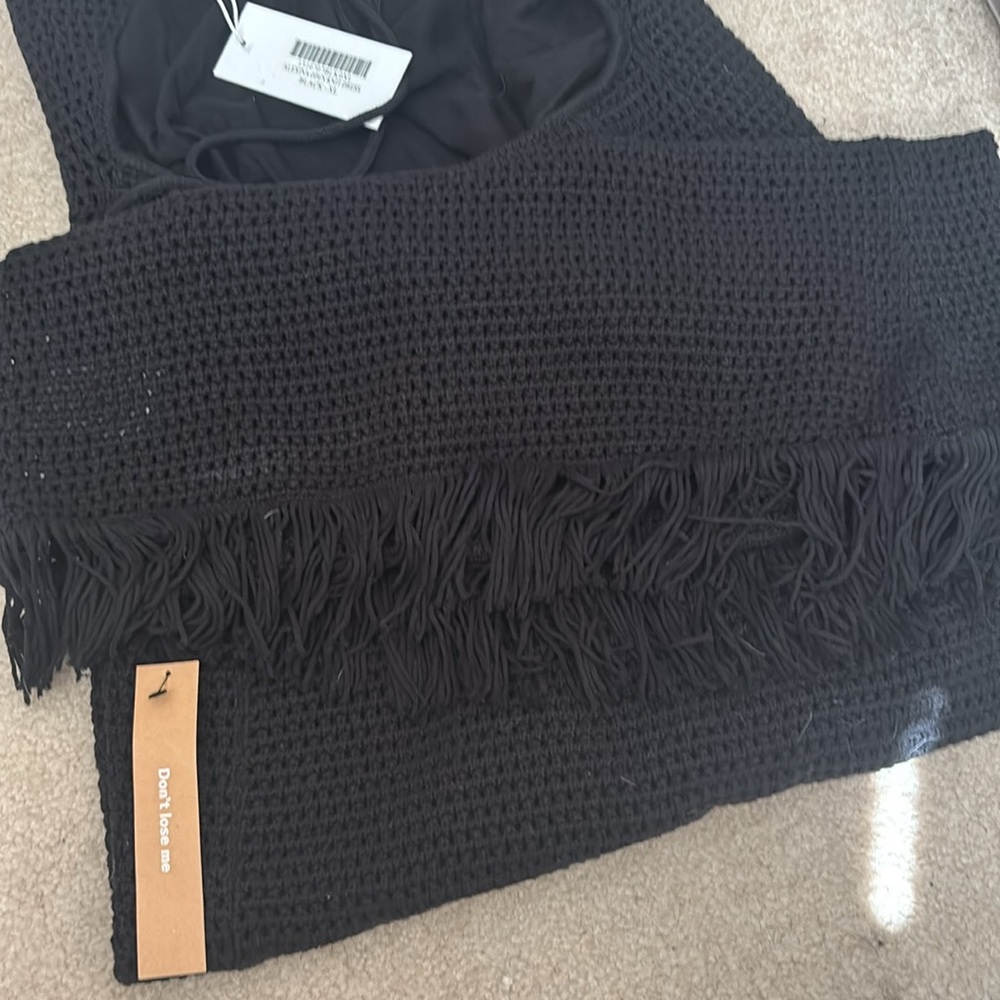 Reformation Alexina Open Knit Dress XL NWT - Picture 8 of 8